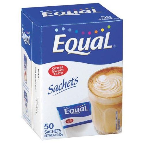 Equal Sweetener Sachets 1g, Box of 50