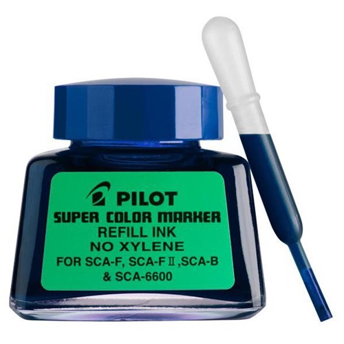 Pilot Super Color Blue Marker Ink Refill Pot 30ml OfficeMax NZ
