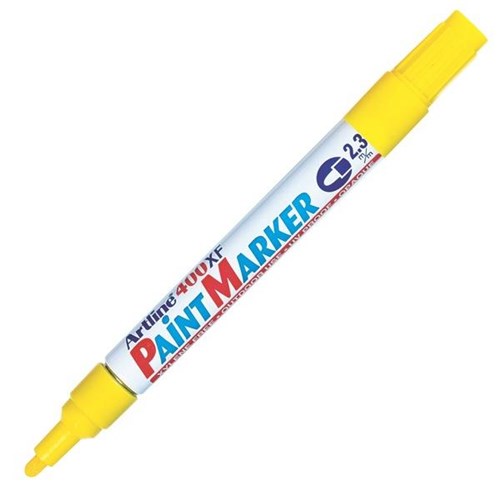 Artline 400XF Yellow Paint Marker Medium Tip