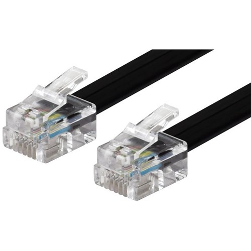 Dynamix Patchwire Cross Connect RJ12 Telephone Cable 5m