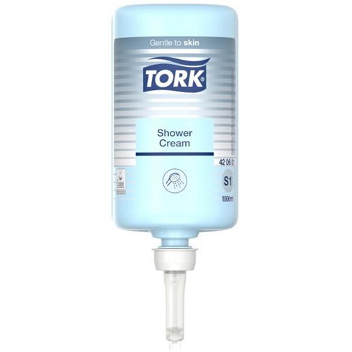 Tork S1 Shower Cream 420601 1000ml, Carton of 6
