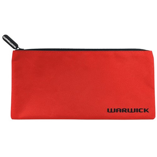 Warwick Pencil Case Flat Rectangular 210x110mm Assorted Colours