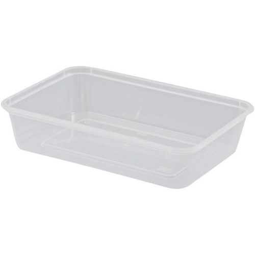 Plastic Food Takeaway Containers 500ml, Pack of 50 OfficeMax NZ