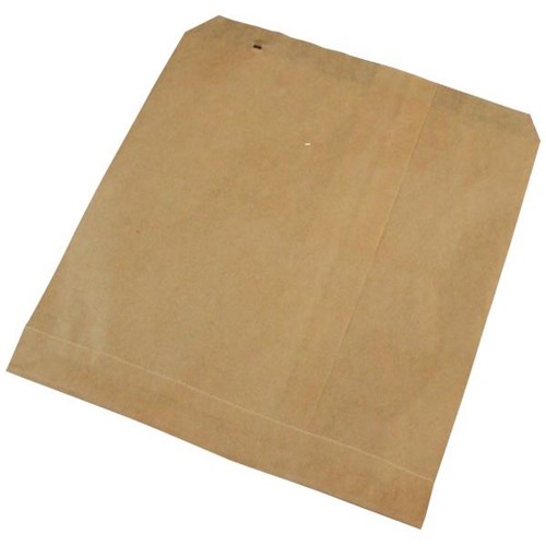 Flat Brown Paper Bags No.4 200x238mm, Pack of 500 | OfficeMax NZ