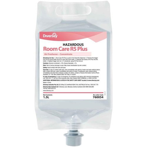 Diversey Room Care R5 Plus Air Freshener Concentrate 1.5L, Pack of 2