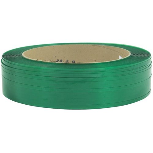 PET Strapping Embossed 15.5x1.0mmx1100m Green 560kg