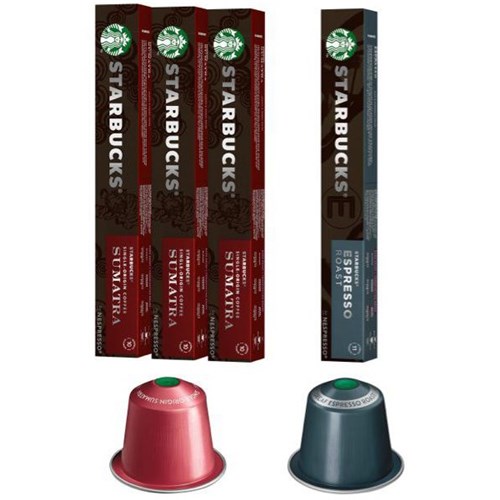 Starbucks Single Origin Sumatra Coffee Capsules, 3 Boxes of 10