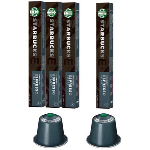 Starbucks Espresso Roast Coffee Capsules, 3 Boxes of 10