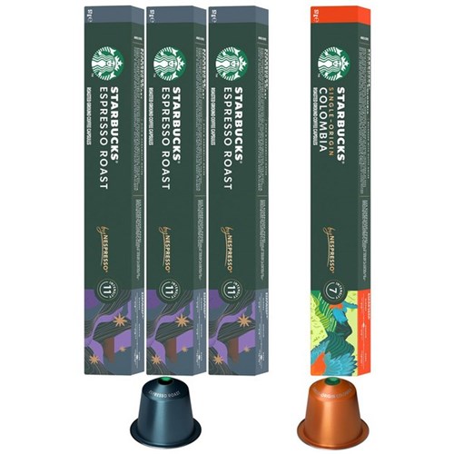 Starbucks Espresso Roast Coffee Capsules, 3 Boxes of 10