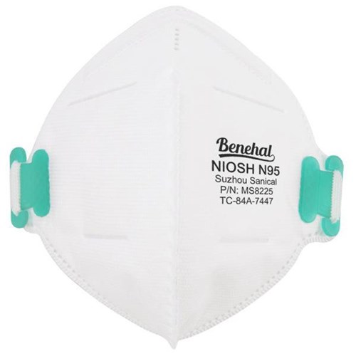Benehal MS8225 Niosh N95 Respirator Mask, Pack of 20