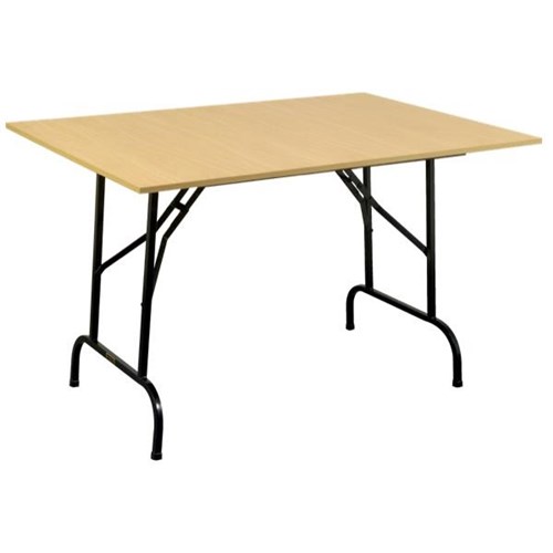 Canteen Folding Table 1800mm Tawa/Black