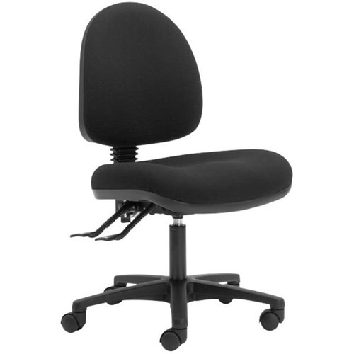 Logic Task Chair 2 Lever Mid Back Black