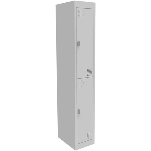 Europlan Locker 2 Tier 300mm Stone Grey