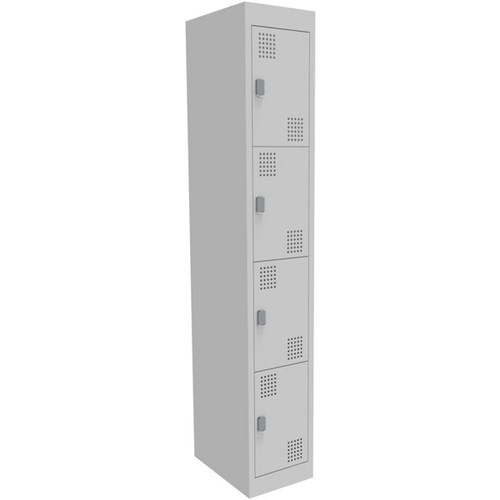 Europlan Locker 4 Tier 300mm Stone Grey