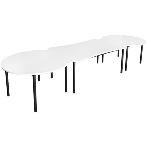 Dog & Bone Table Set Snowdrift White 725mm