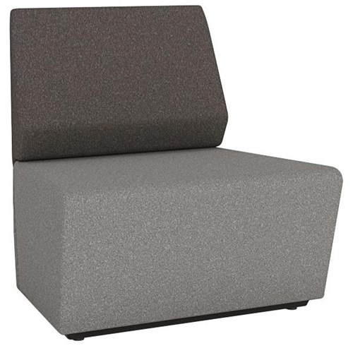 Motion Solo Wedge Single Seater Sofa Motion Felt/Grey