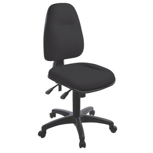 Spectrum 3 Task Chair High Back 3 Lever Quantum Fabric/Black