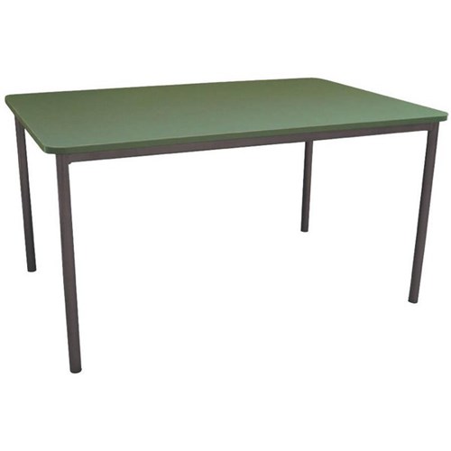 Rectangle School Table 685mm Green / Black
