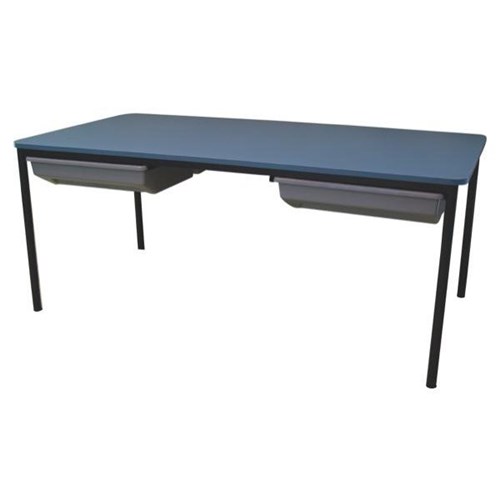 School Table Rectangular 625mm Provence Blue