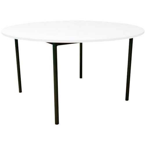 SitRite Round Table 1200mm Snowdrift White/Charcoal