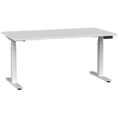 Agile 3 Electric Single User Height Adjustable Desk 1500mm White/White