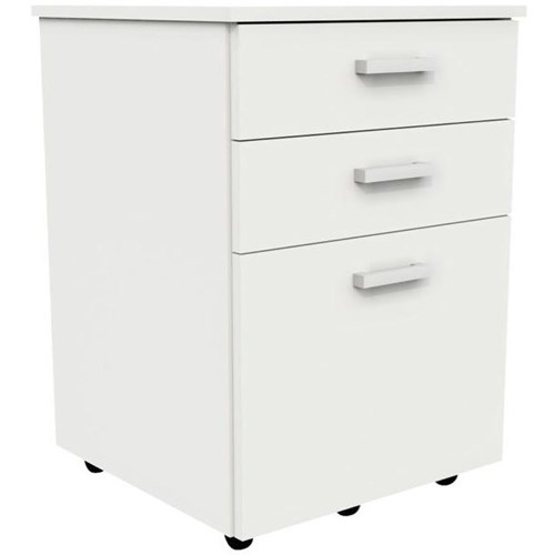 Classic Standard Mobile 3 File Drawers Snowdrift