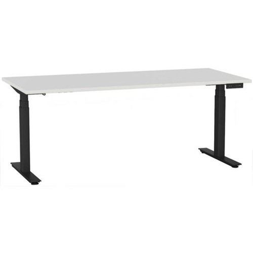 Agile 3 Electric Single User Height Adjustable Desk 1800mm White/Black