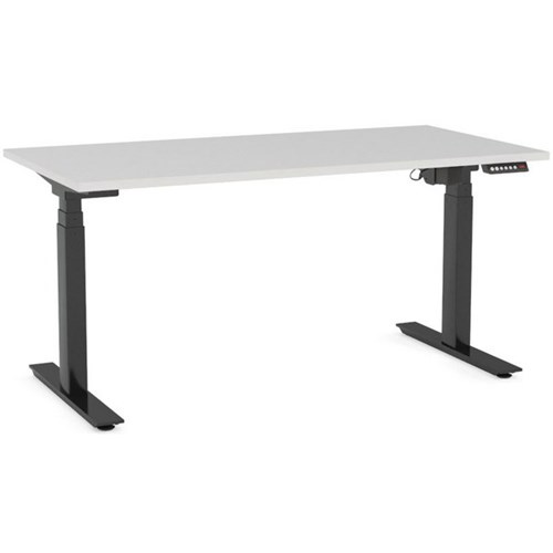 Agile 2 Electric Single User Height Adjustable Desk 1200mm White/Black