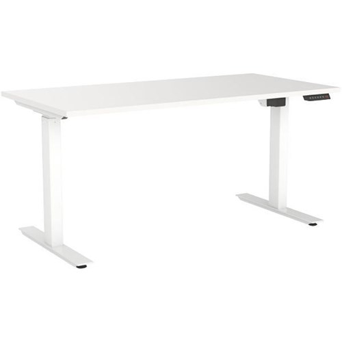 Agile 2 Electric Single User Height Adjustable Desk 1200mm White/White