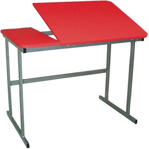 Technical Drawing/Art Desk 950mm Red/Grey