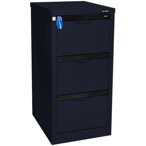 Europlan 505W Forte Filing Cabinet 3 Drawer Night Blue