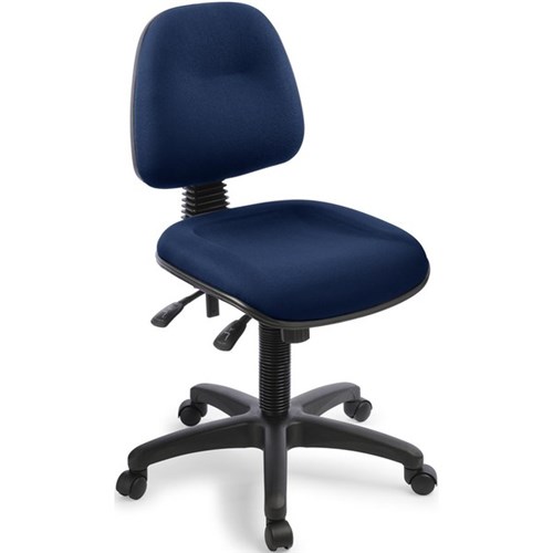 Graphic Chair Mid Back 3 Levers Charade Fabric/Navy
