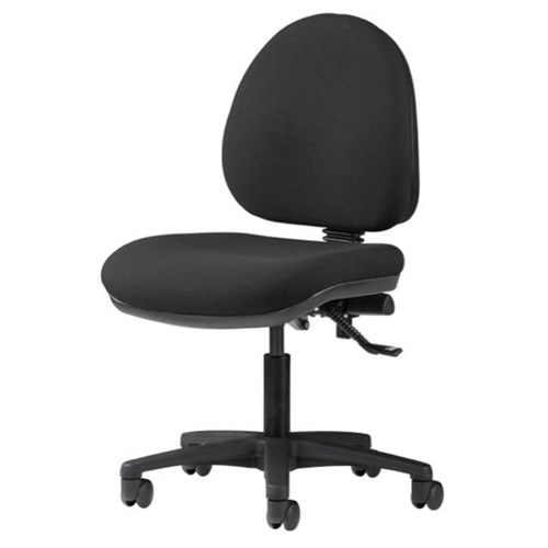 Logic Task Chair 3 Levers Mid Back Black