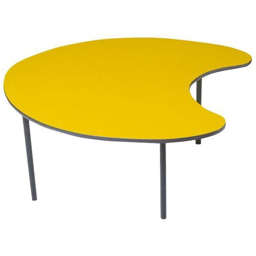 SitRite Group Palette Table 1200mm Yellow/Graphite