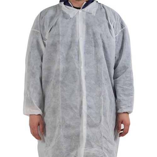 Disposable Visitor Lab Coat, Pack of 10