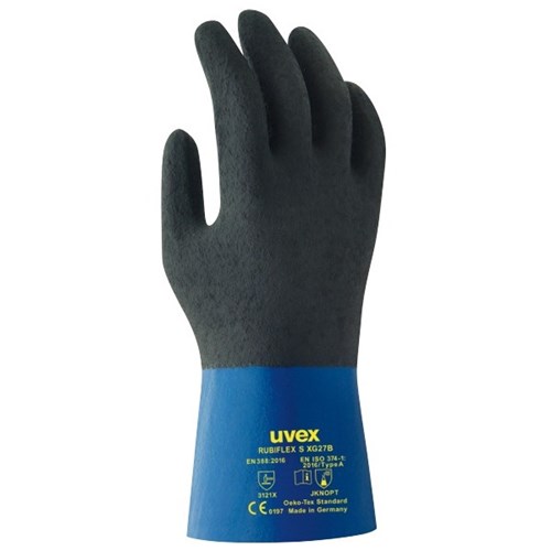 Uvex Rubiflex Chemical Protection Gloves
