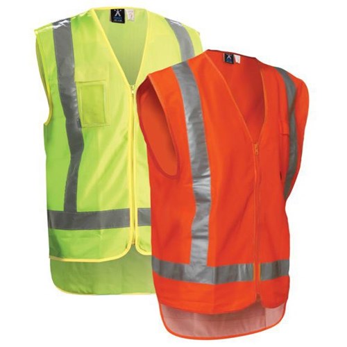 Argyle Day & Night Safety Vest Fluoro