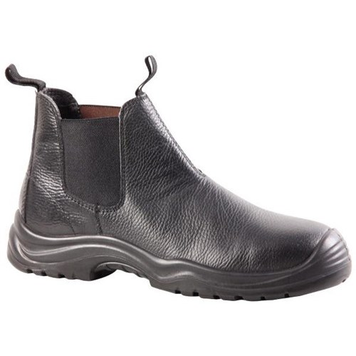 Bison Trade Leather Safety Boots Slip On