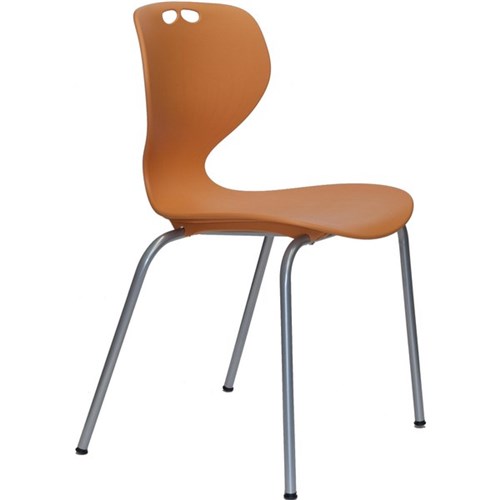 Mata Cafe Chair Silver Base