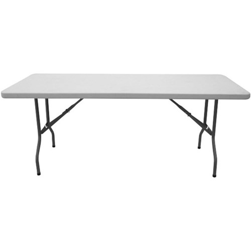 Polypropylene Folding Table White/Graphite OfficeMax NZ