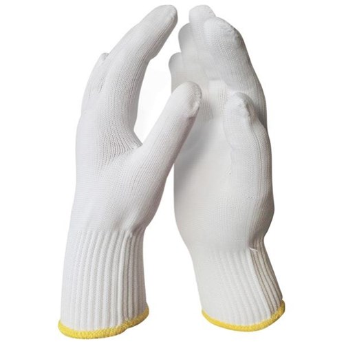 Armour Nylon Gloves White, Carton of 240 Pairs