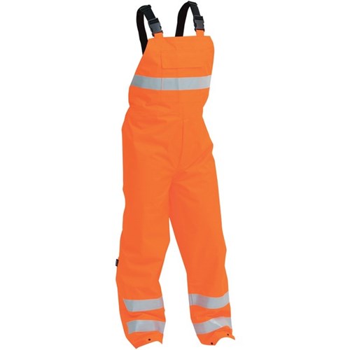 Bison Stamina Hi Vis Bib Overtrousers Orange