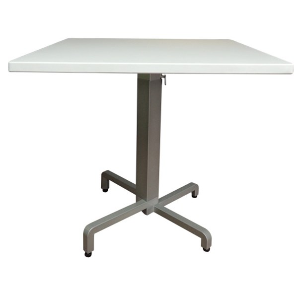 Ibisco Folding Cafe Table 700mm White/Argento OfficeMax NZ