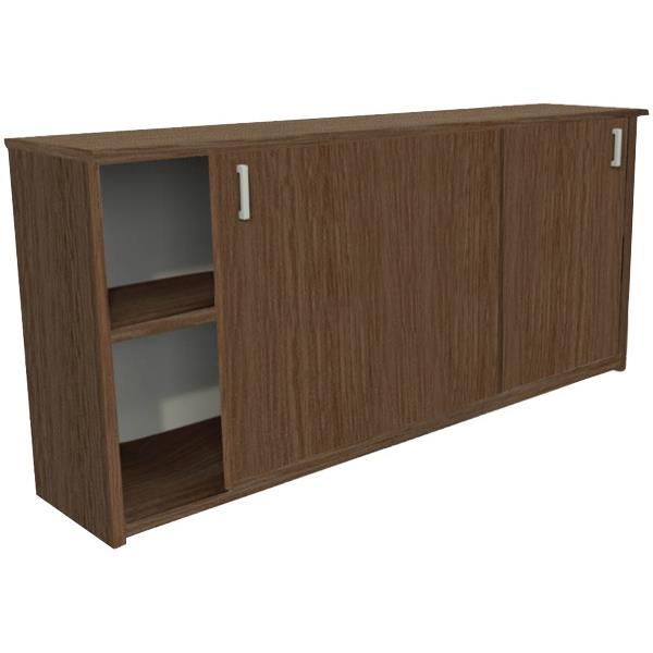 Urban Credenza Sliding Doors 1800mm Dark Oak OfficeMax NZ