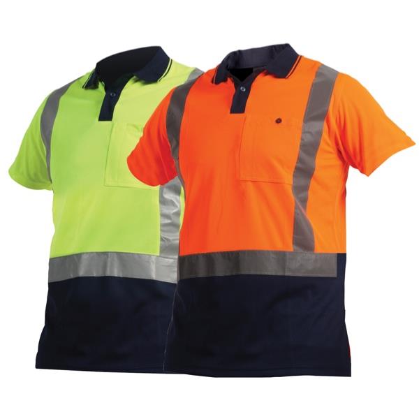 Argyle Hi Vis Day Night Polo Shirt Unisex | OfficeMax NZ