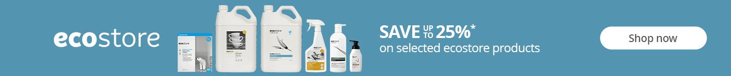 Save up to 25%* on selected ecostore products. Shop now.