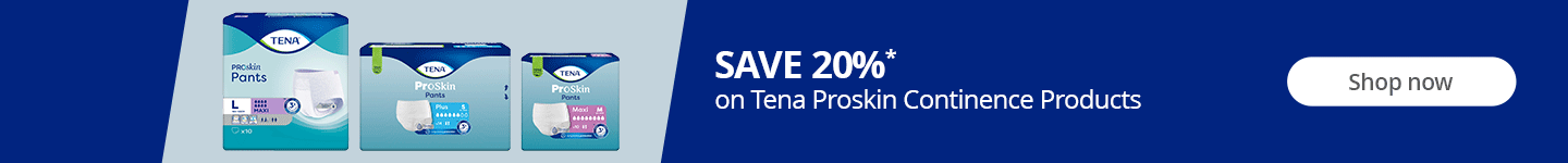 SAVE 20%* on Tena Proskin Continence Products. Shop now.