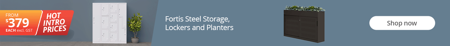 Hot Intro Prices on Fortis Steel Storage, Lockers and Planters. Shop Now!