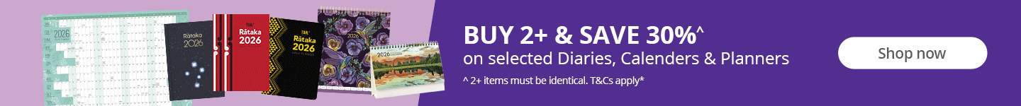 Buy 2+ identical and SAVE 30% on selected Diaries, Calenders and Planners. Shop now.