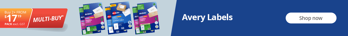 MULTI-BUY offer* on Avery Labels. Shop now!